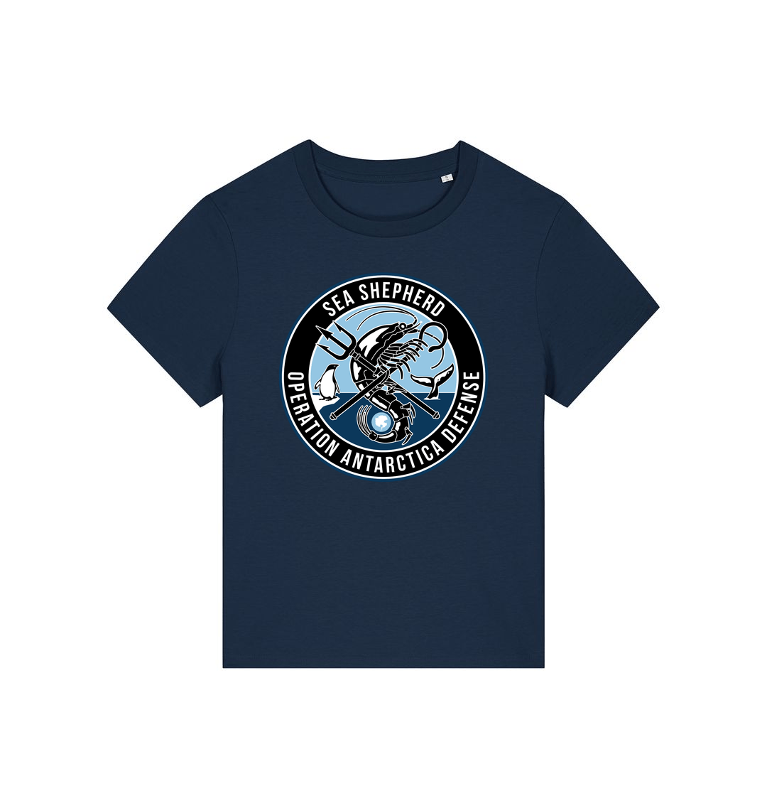 French Navy Printed T-shirt Front